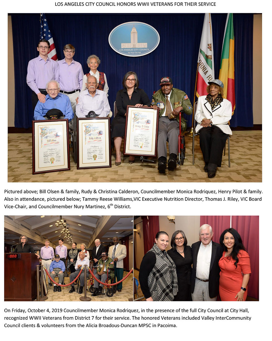 City Council Honors Veterans