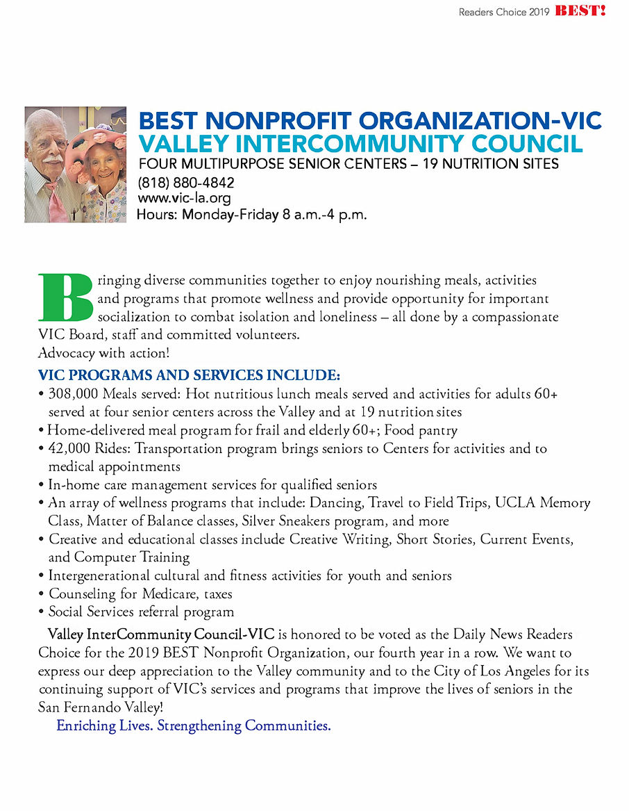 VIC Rated Best Nonprofit