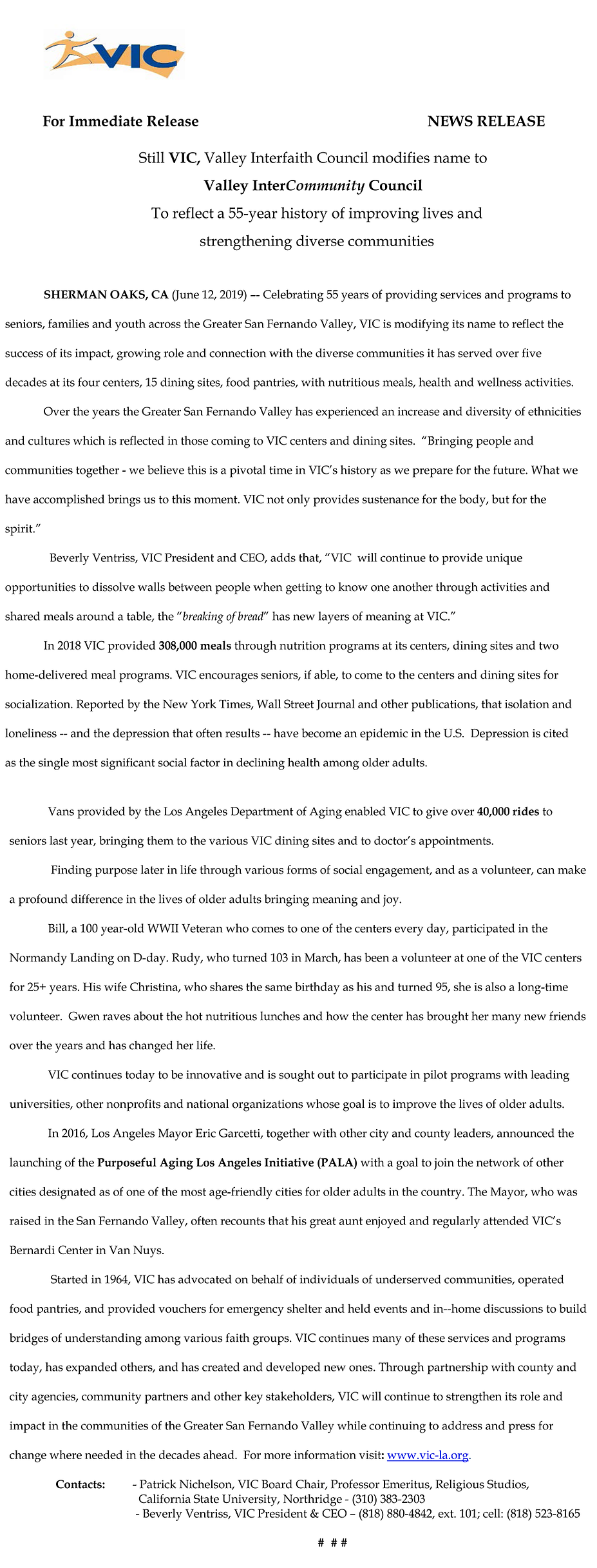 Press Release September